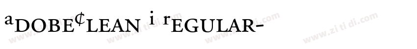 AdobeCleanUI Regular字体转换
